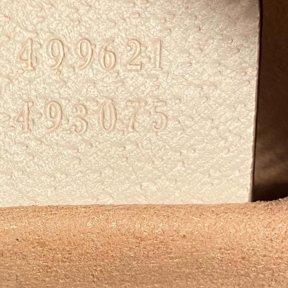 ✨SOLD!✨NEW!✨GUCCI✨GG SUPREME TEXTURED LEATHER DOME BAG - Picture 15 of 16
